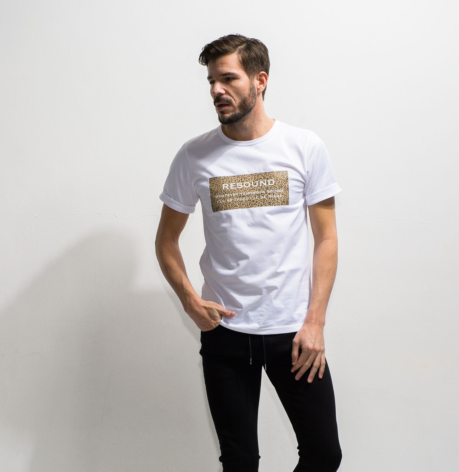 LEO BOX ROGO ROLL UP JERSEY TEE / RC20-T-004 / ボックスロゴTシャツ ※