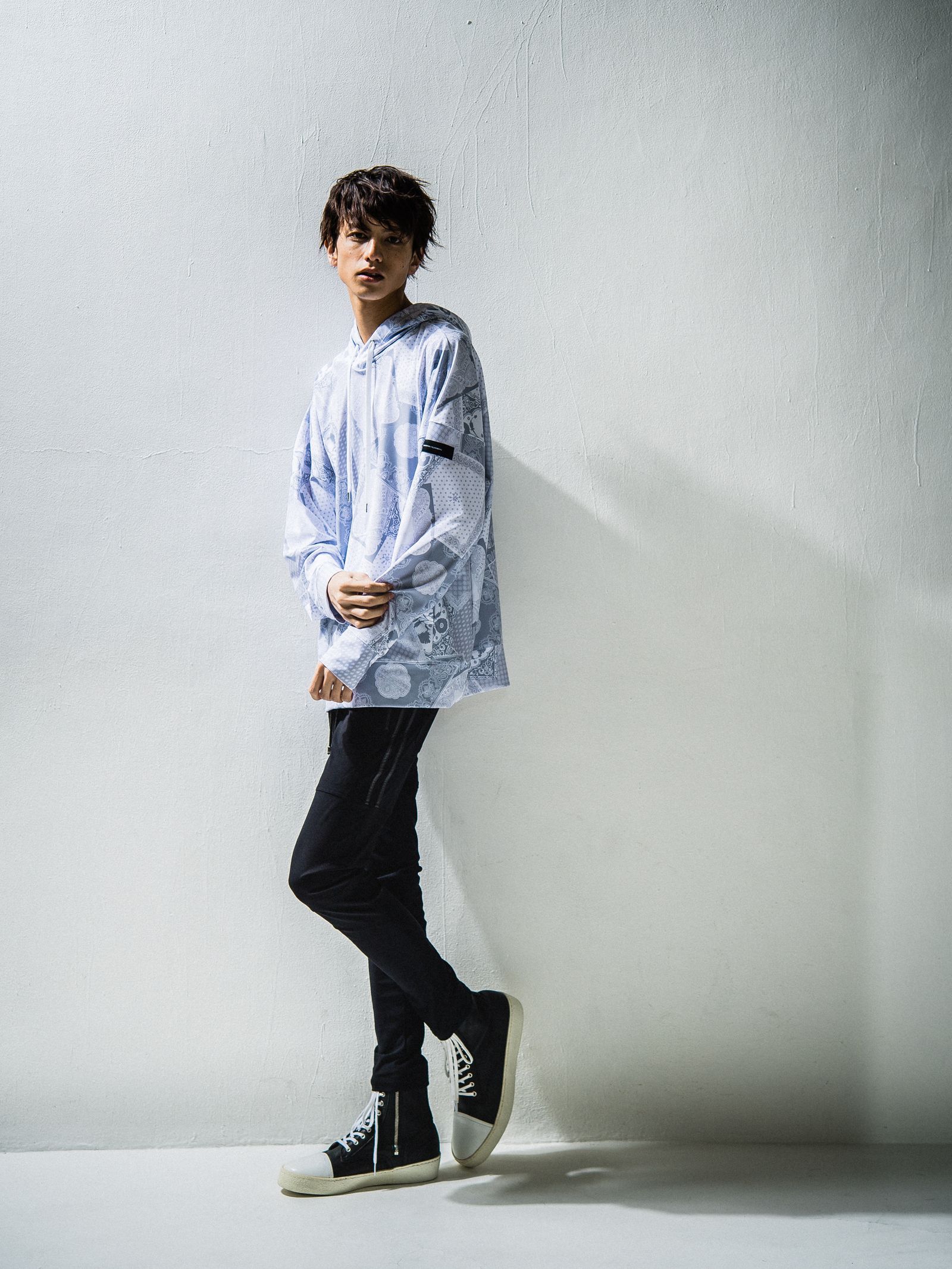 PAISELY RUSH LOOSE HOODIE / RC24-C-001 / ラッシュガードパーカー