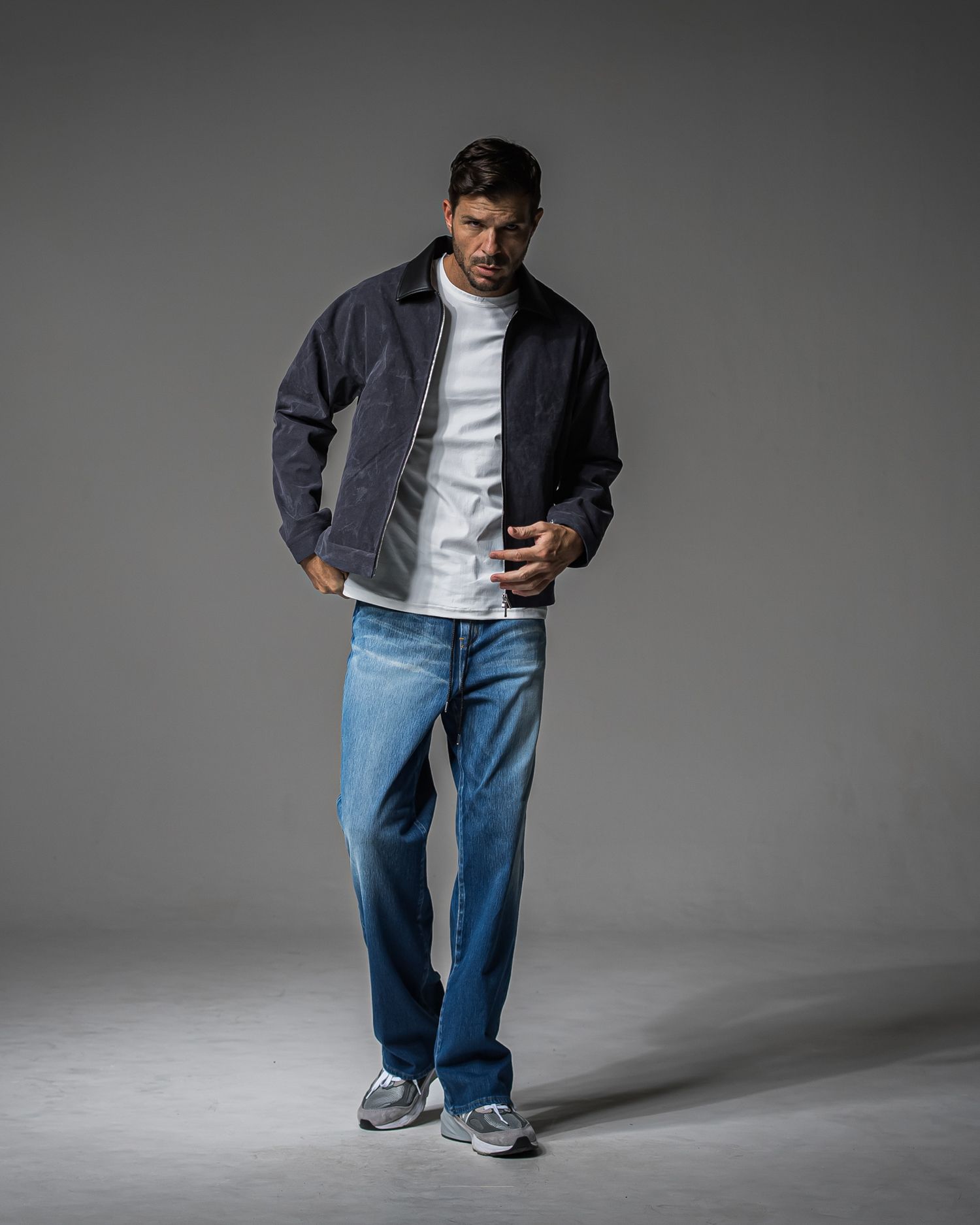 KING DENIM JERSEY / RC37-ST-005 / デニムジャージ バギーワイドパンツ / ライトインディゴ