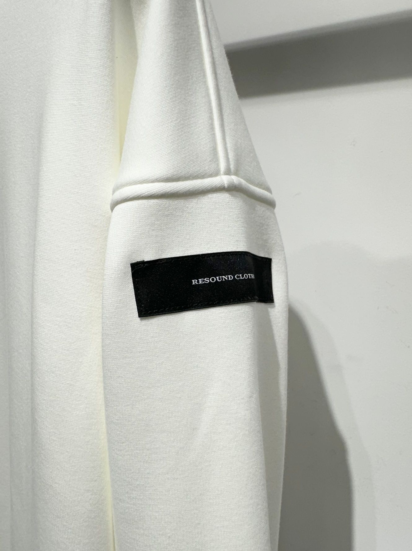 【LUKE別注】 ROGO VELOURS FLEECE DROP TRAINER / RC34-C-010LUKE / 裏起毛ロゴトレーナー / ホワイト