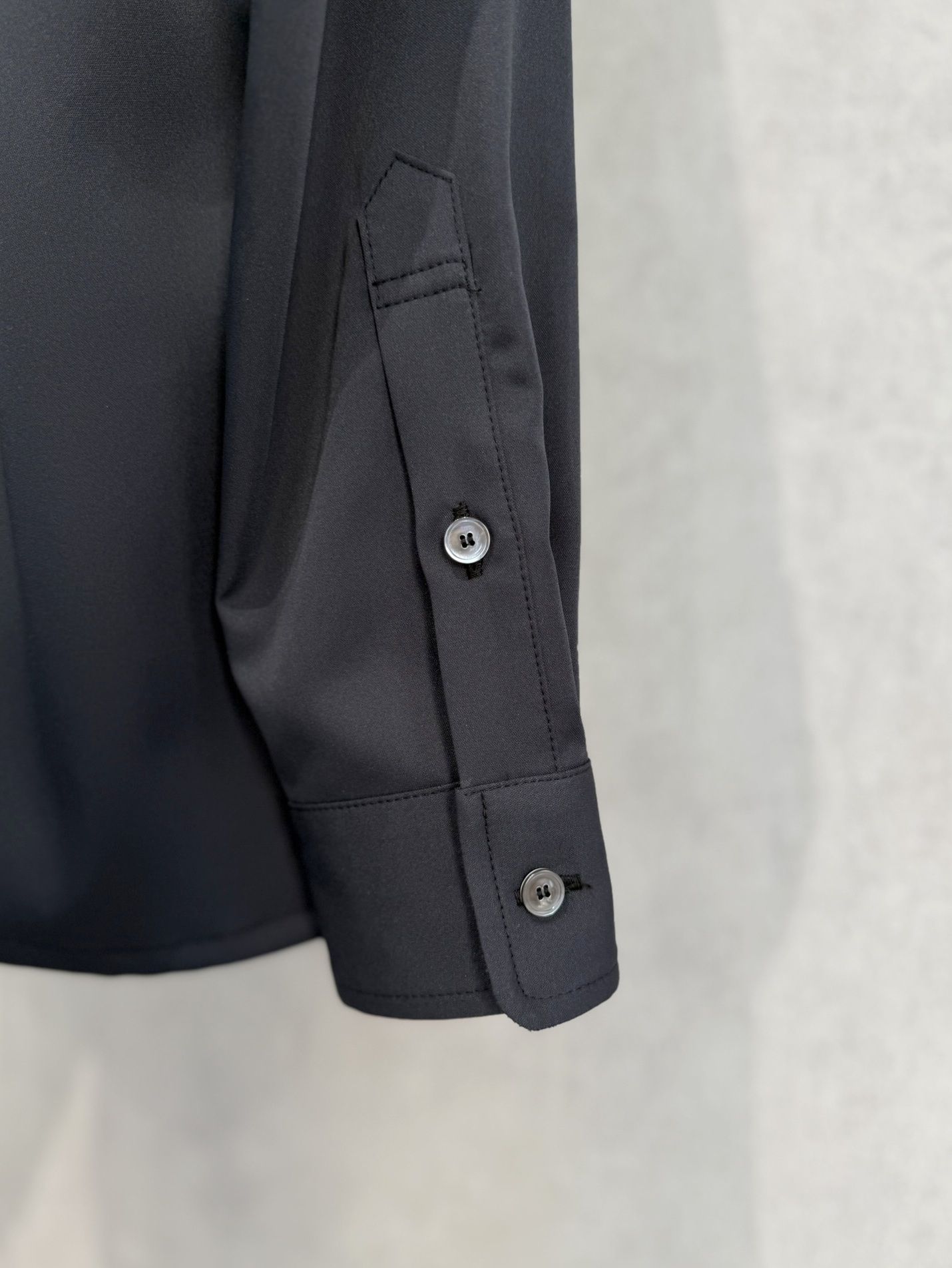 WILL SHIRTS / DP1-SH-001 / ウィルプリントオープンカラーシャツ / ブラック