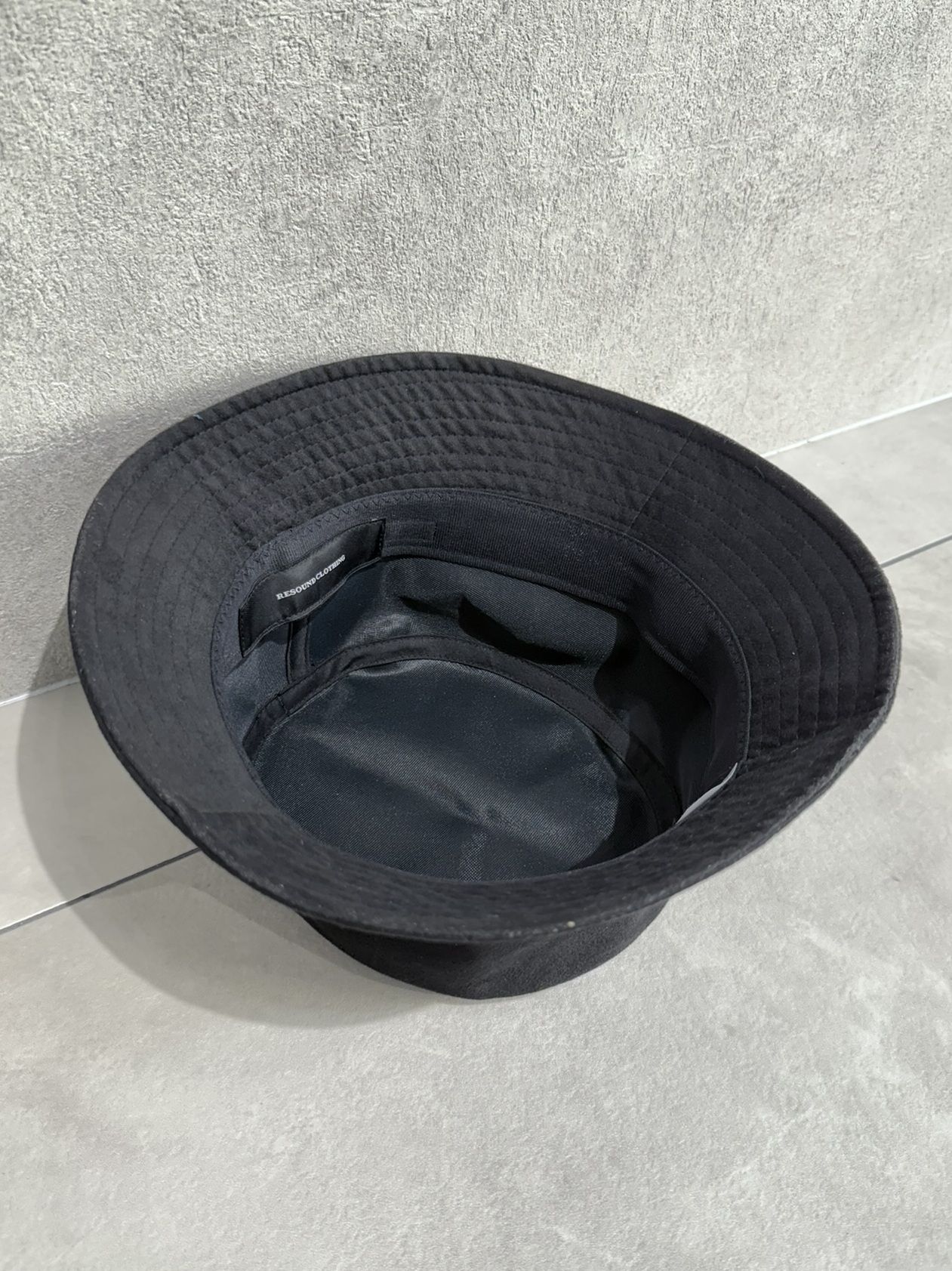SUEDE BUCKET HAT / RC37-CAP-003 / スエードエコレザーバケットハット / ブラック