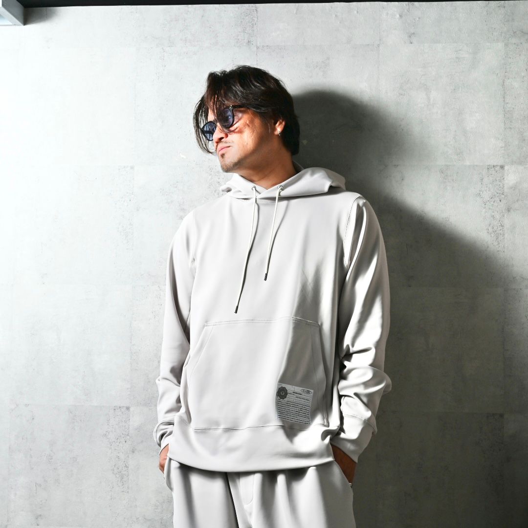 WILL PULLOVER HOODIE / DP1-C-001 / ウィルプリントプルオーバーパーカー / グレージュ (2月上旬入荷予定)