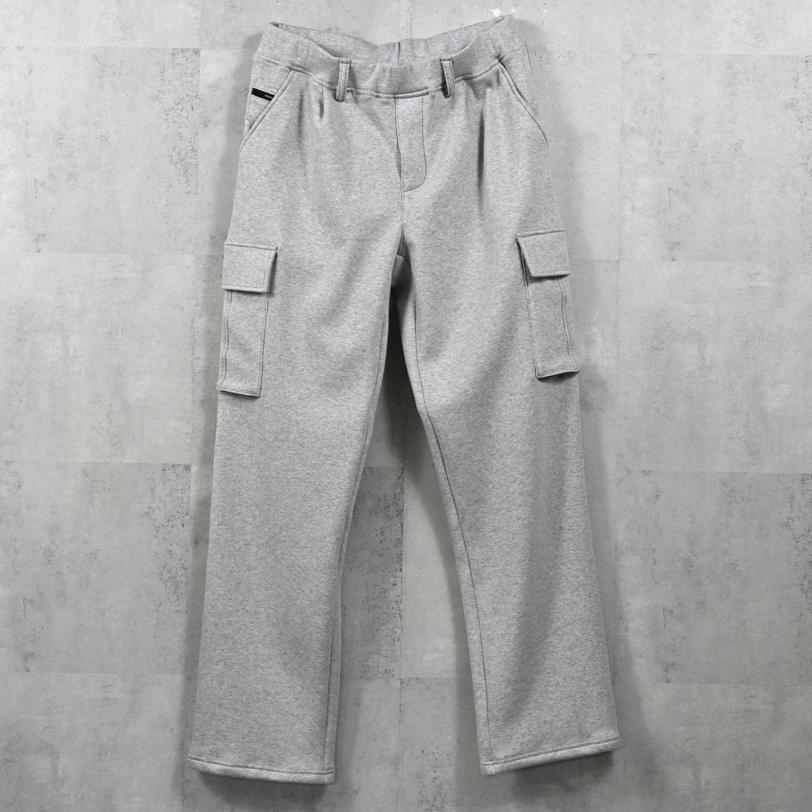 VELOURS FLEECE HEAD CARGO / RC42-ST-043 / 裏起毛セミワイドカーゴタックパンツ / グレー (11月中旬入荷予定)