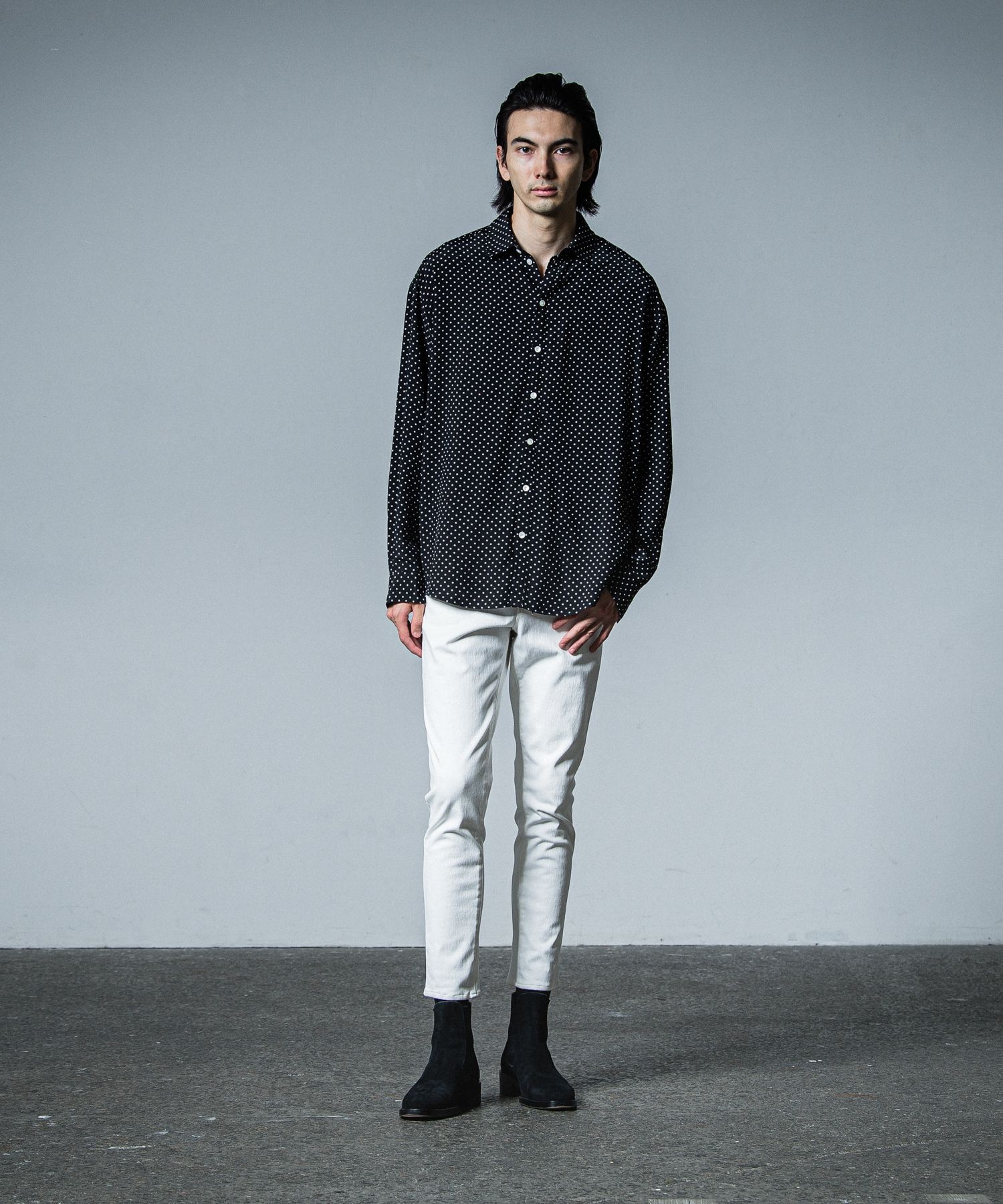 JACK SHIRTS / RC33-SH-001 / オーバーサイズシャツ / ドット