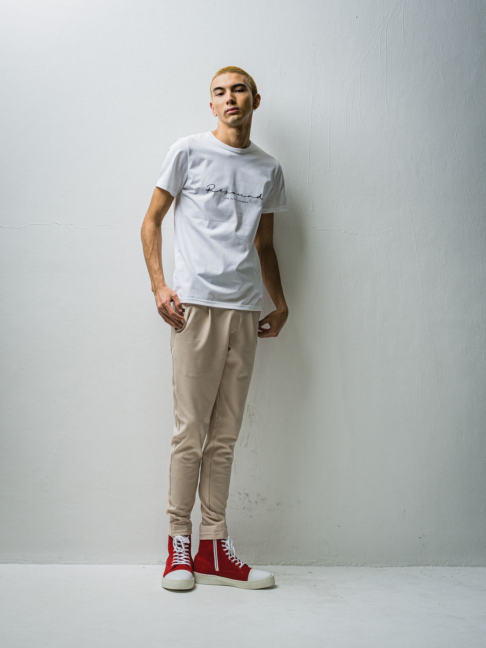 CHRIS EASY TUCK PANTS / RC27-ST-016T / シアサッカーイージータックパンツ / ベージュ