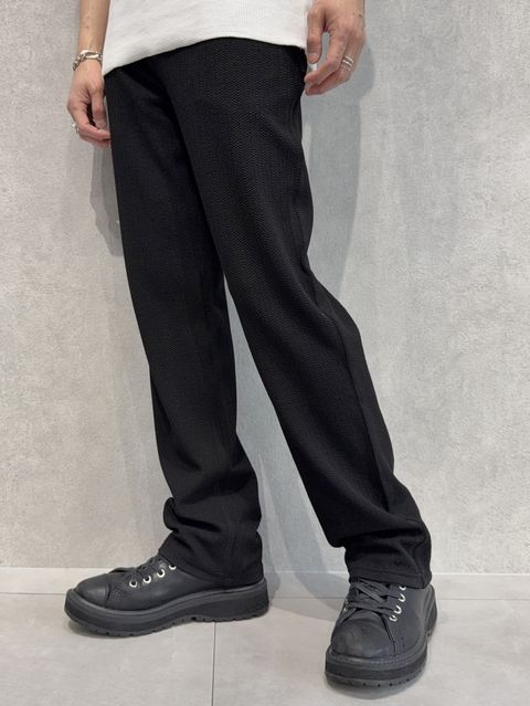 SEMI WIDE TUCK PANTS / RC40-ST-016WT / セミワイドタックパンツ / ブリスターブラック