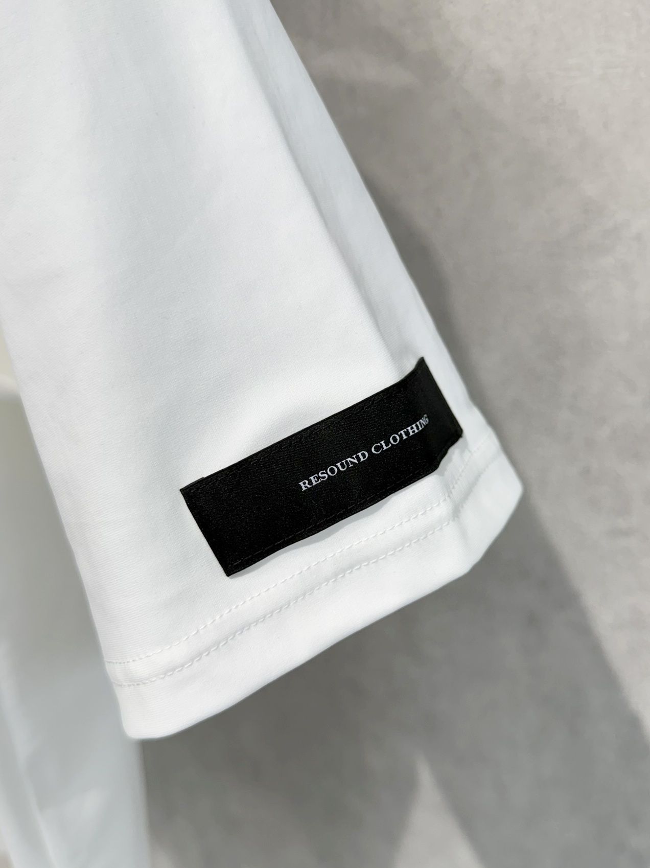 LEATHER POCKET OVER NYLON T / RC39-T-005 / レザーポケットナイロンビッグTシャツ / ホワイト
