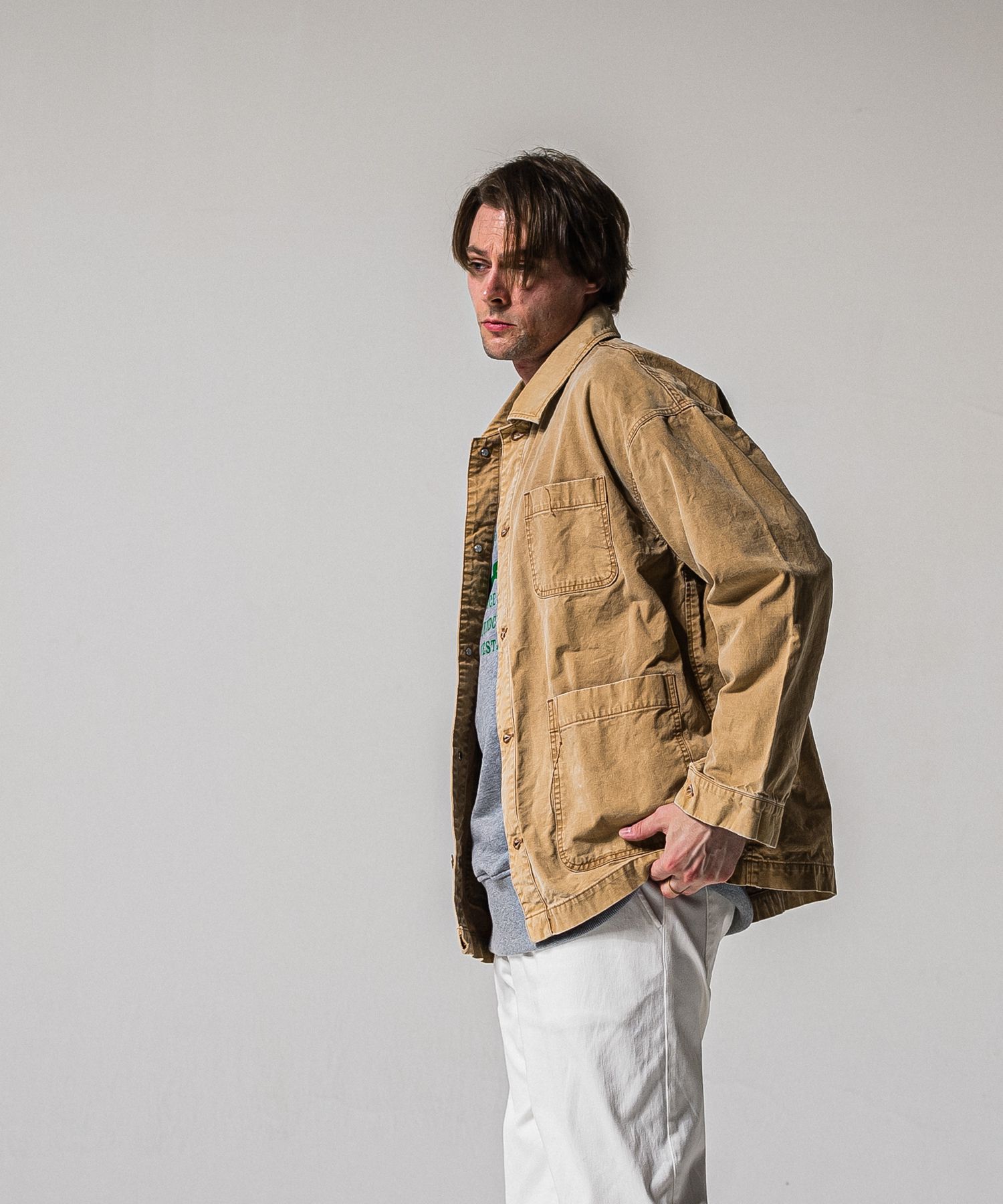 RC CAVER ALL / RC39-JK-004 / デニムカバーオール / ダックブラウン (3月中旬入荷予定)