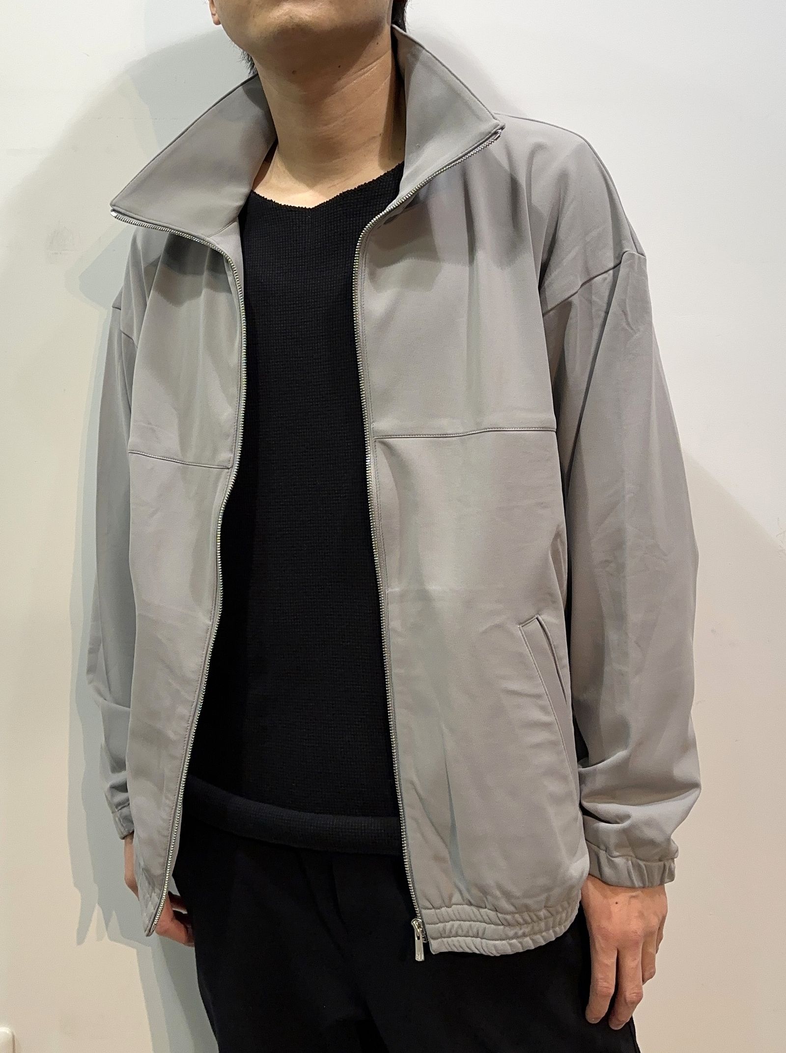 NYLON FLEECE OVER TRACK JK / RC22-C-009 / 裏起毛トラックジャケット / グレー