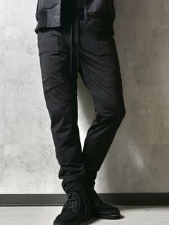 GR PT / DP1-ST-004 / ナイロンギアカーゴパンツ / ブラック (3月中旬入荷予定)