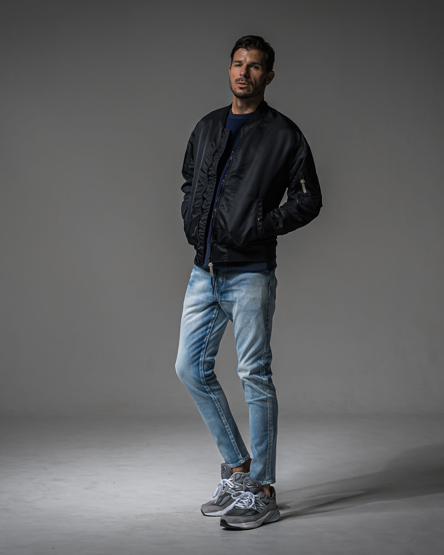 MICK DENIM JERSEY / RC37-ST-020 / デニムジャージテーパードパンツ / ライトインディゴ (9月上旬入荷予定)