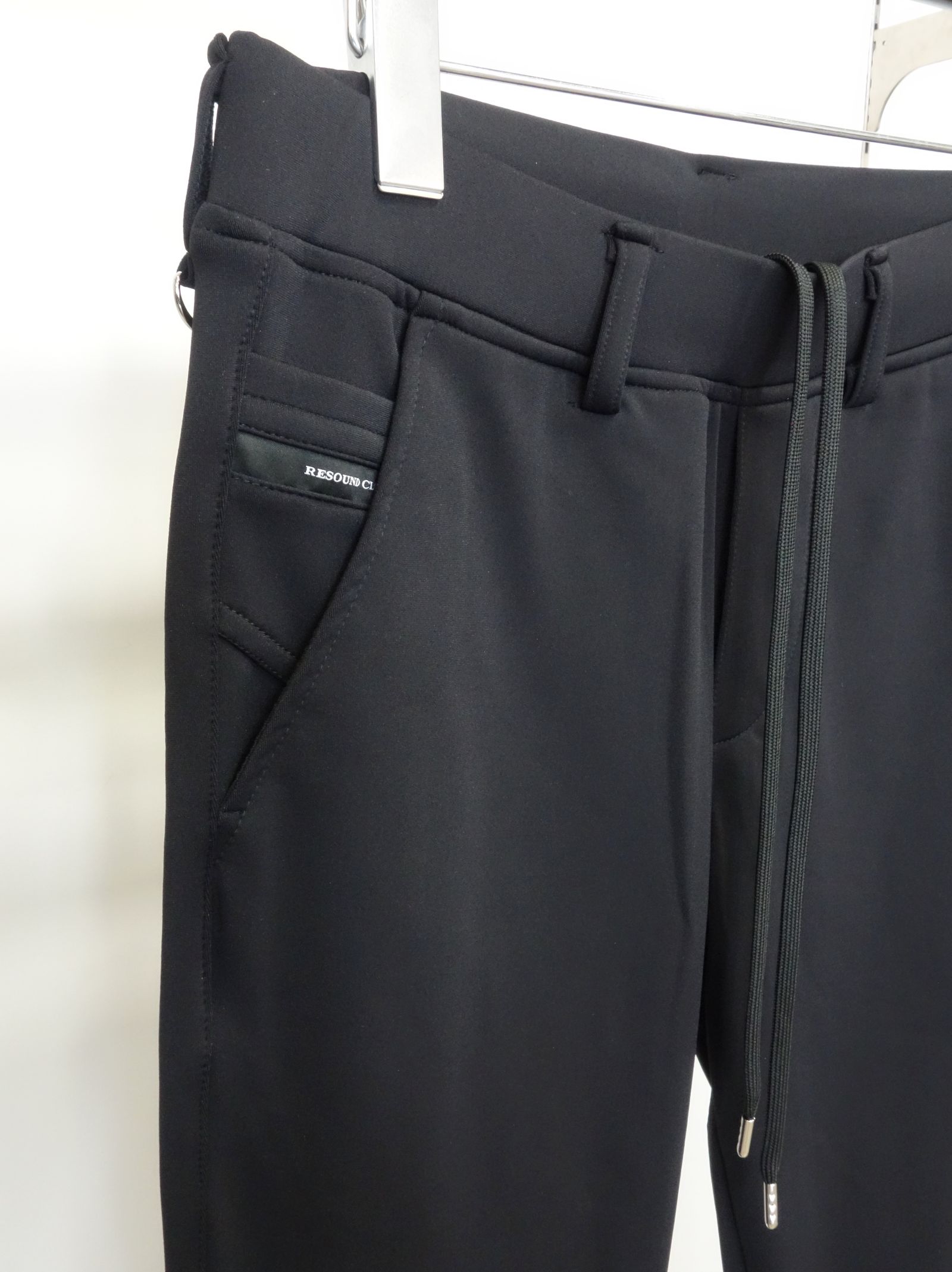 CHRIS EASY HEAT PANTS / RC30-ST-016H / 裏起毛イージーパンツ / ブラック