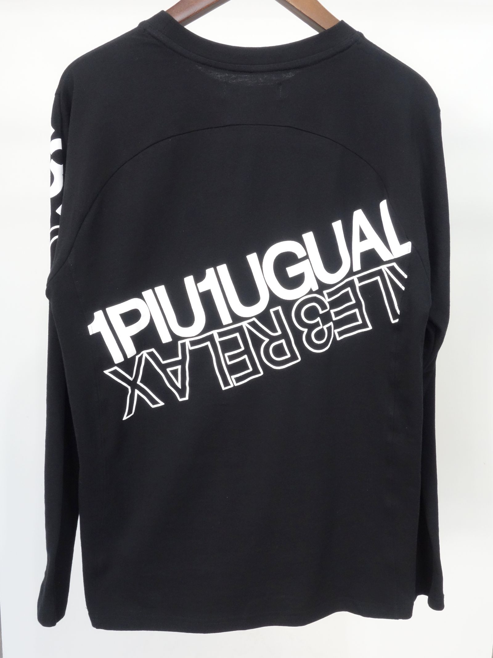 ハイデンシティダブルロゴ長袖Tシャツ / ust-21002