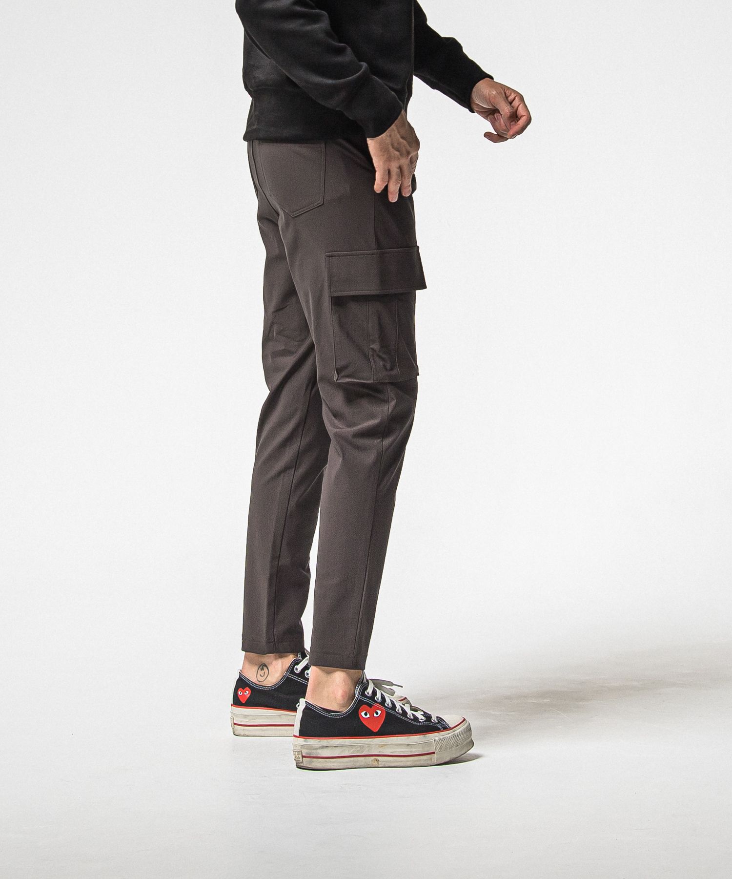 ROLAND HEAT CARGO / RC38-ST-029H / 裏起毛イージーカーゴパンツ / ブラウン (11月上旬入荷予定)