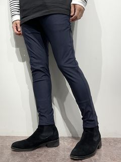 CHRIS EASY HEAT TUCK PANTS / RC38-ST-016HT / 裏起毛ワンタックスラックスイージーパンツ / ネイビー (10月下旬入荷予定)