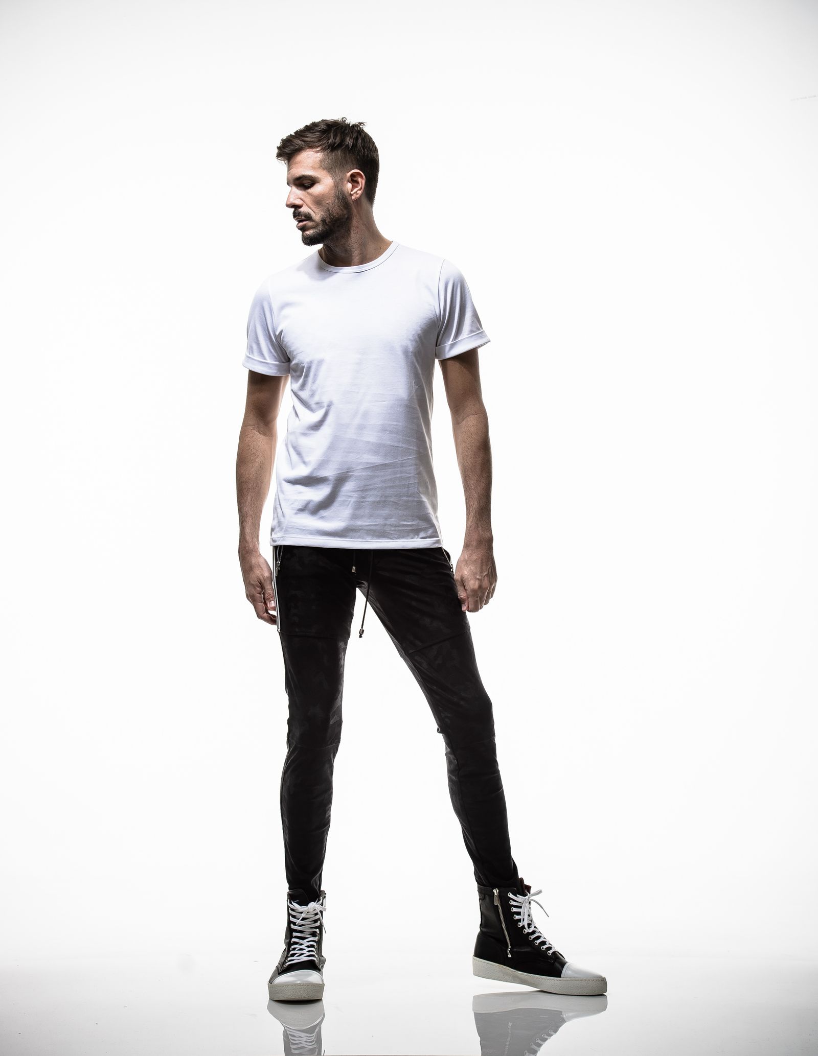 ROLL UP JERSEY TEE / RC19-T-006 / 無地Tシャツ ※