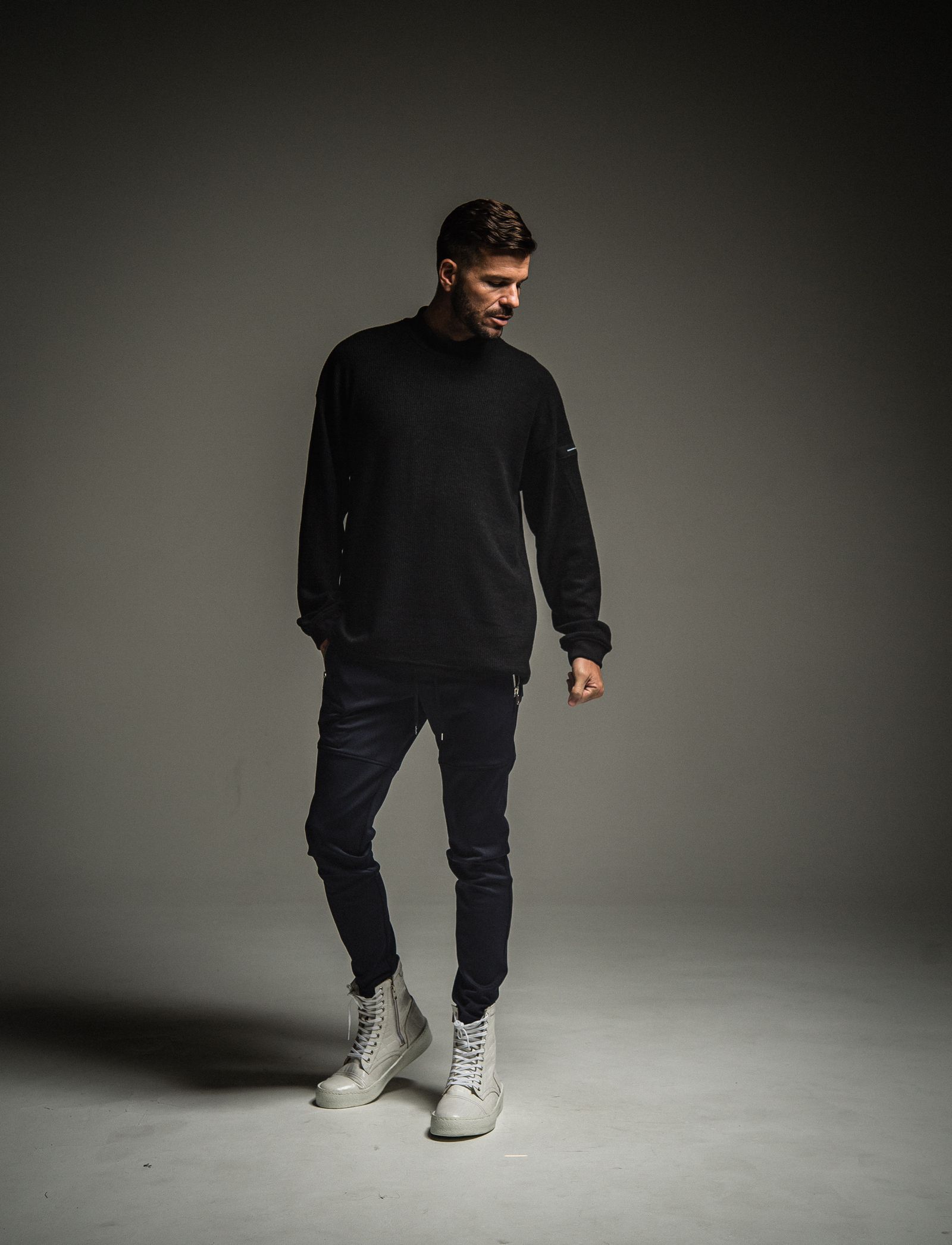 MOCKNECK OVER KNIT / RC22-K-001 / モックネックニット