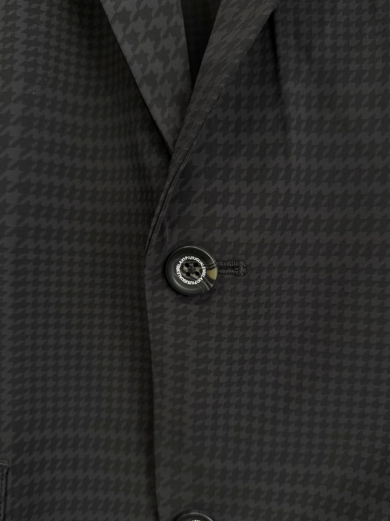 ストレッチナイロンセットアップ / uso-26062,usb-26062 / チャコール×ブラック(グレンチェック)