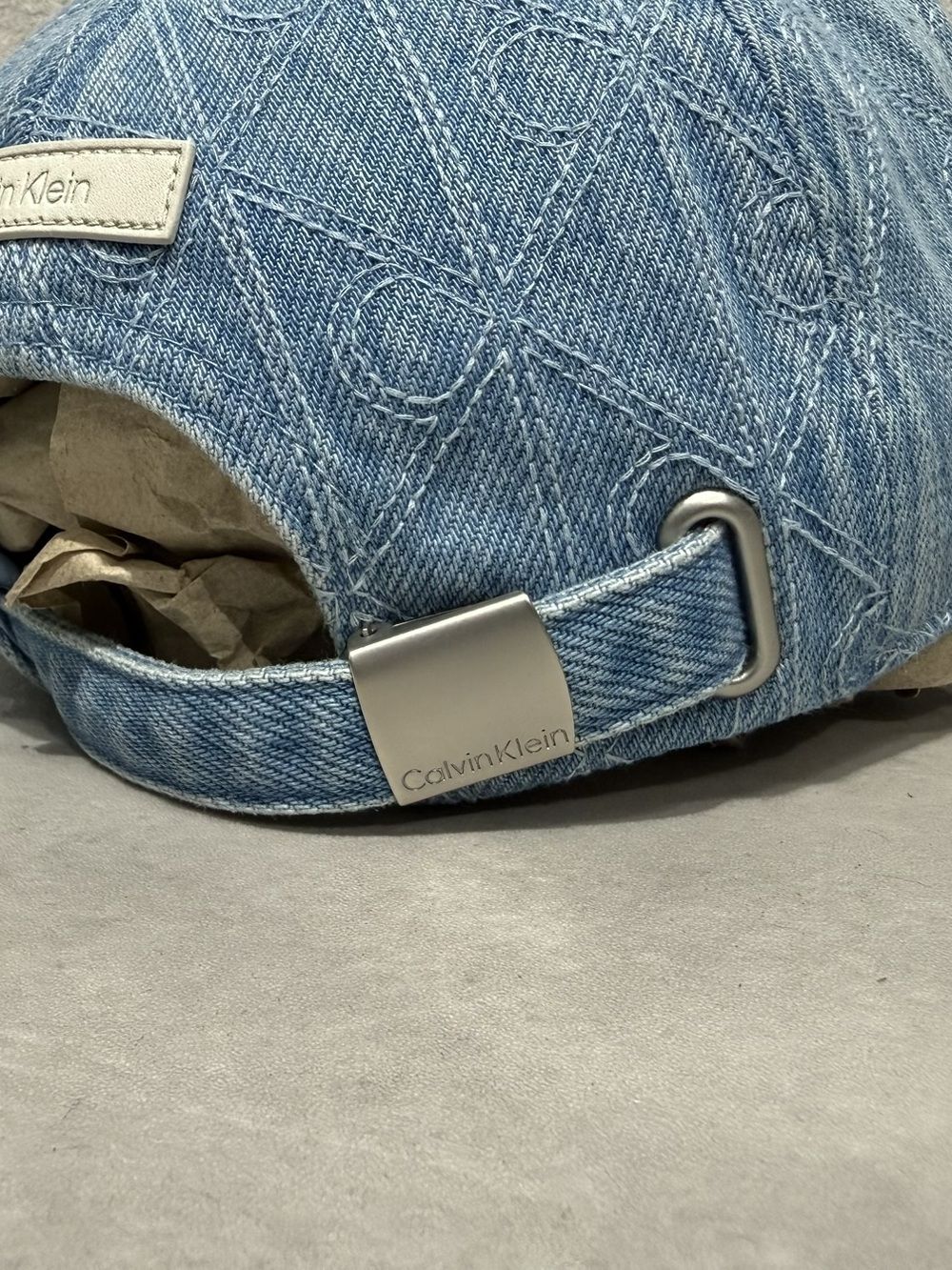 エンブレムキルトレザーパッチデニムキャップ / 4D5030G / VHJ(ブルー)