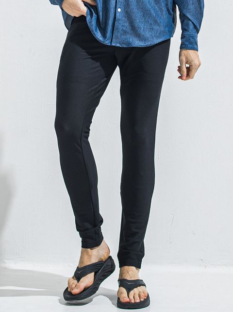 CHRIS EASY TUCK PANTS / RC40-ST-016T / イージータックパンツ / メッシュブラック (5月中旬入荷予定)