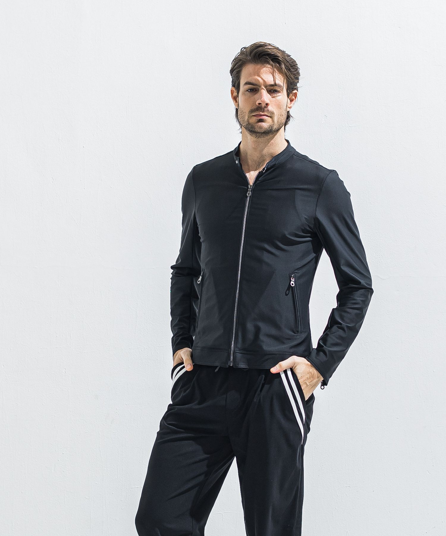 RUSH SB RIDERS / RC40-JK-001 / ラッシュガードシングルライダース / ブラック (5月下旬入荷予定)