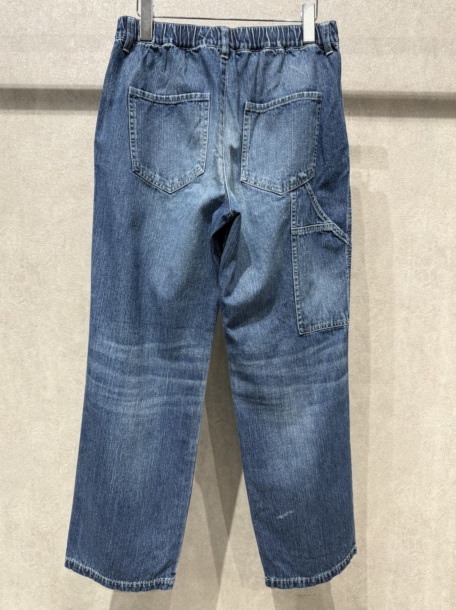 WK PT / RC41-ST-042 / ワンタックワークデニムパンツ / インディゴユーズド