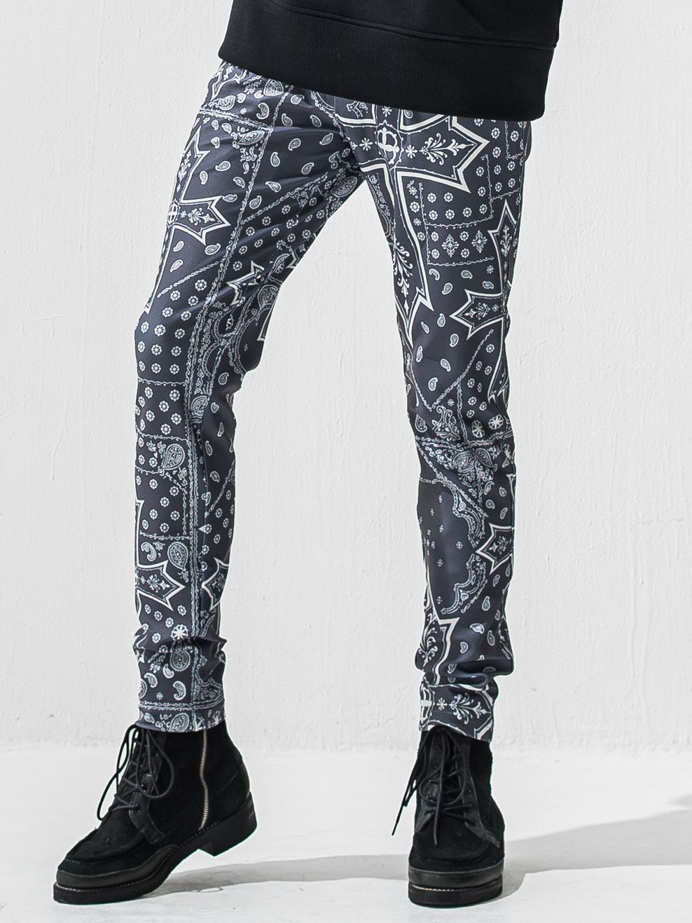 CHRIS EASY TUCK PANTS / RC42-ST-016T / イージータックパンツ / クロスグレー (1月上旬入荷予定)