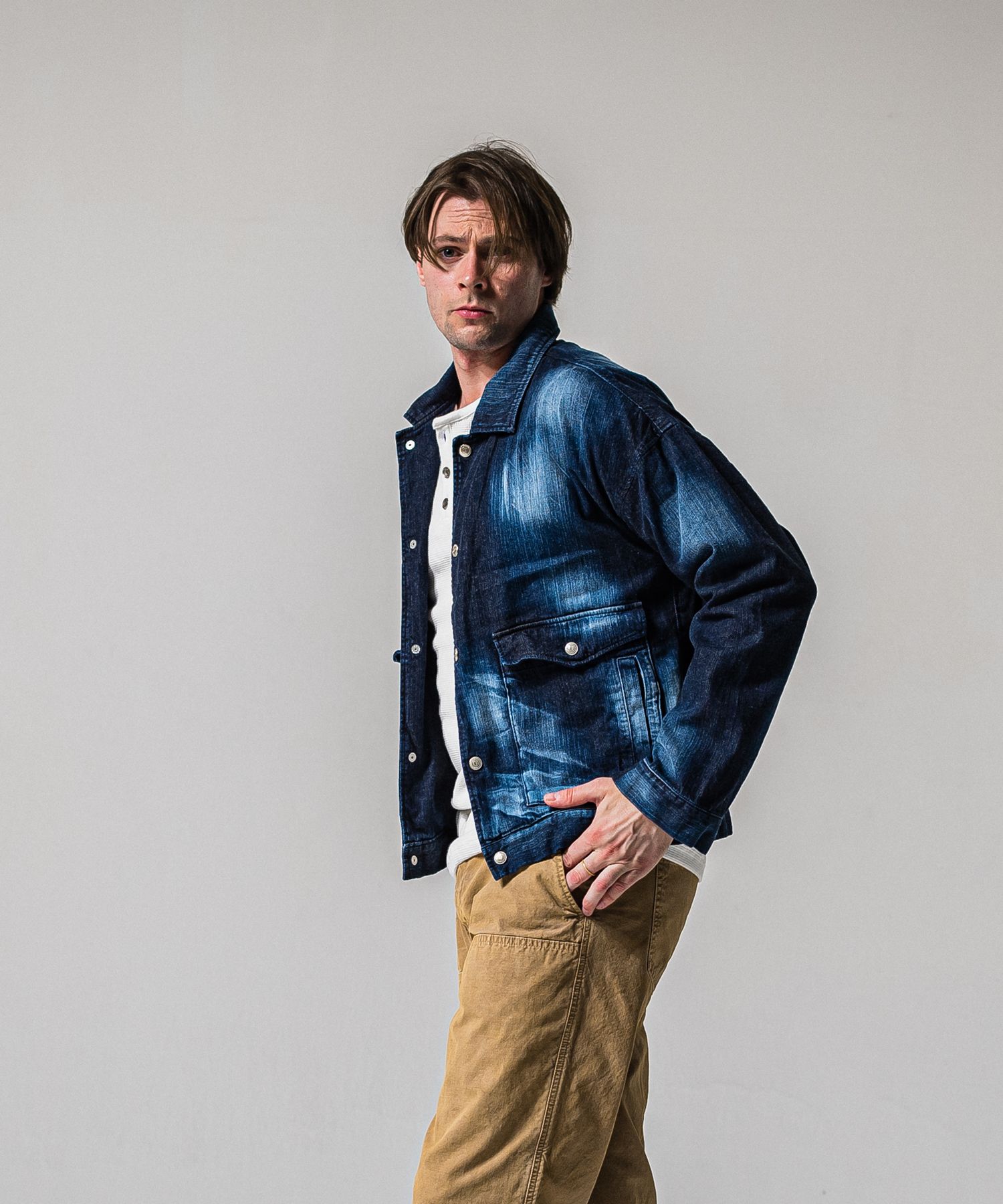 RC CAVER ALL / RC39-JK-004 / デニムカバーオール / ダークインディゴ (2月中旬入荷予定)