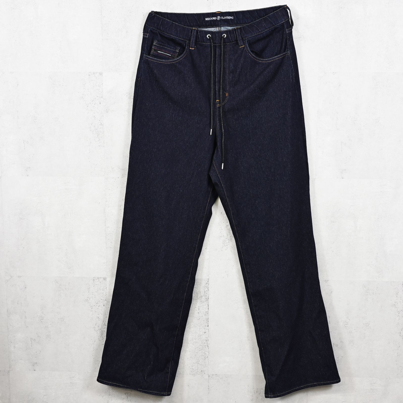 KING DENIM JERSEY / BASIC-ST-005 / デニムジャージバギーワイドパンツ / インディゴワンウォッシュ (12月中旬入荷予定)