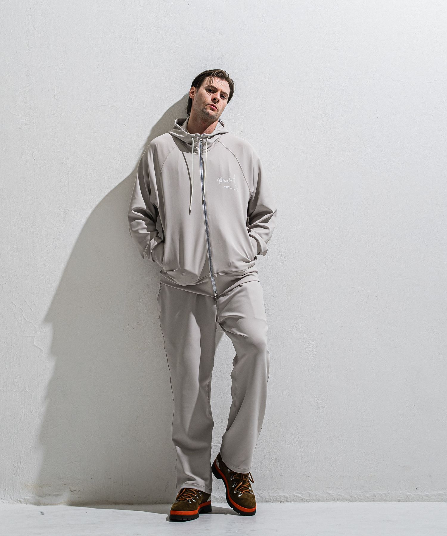 EMILIO DB WIDE PANTS / DP1-ST-003 / ダンボールジャージスーパーワイドパンツ / グレージュ (3月中旬入荷予定)