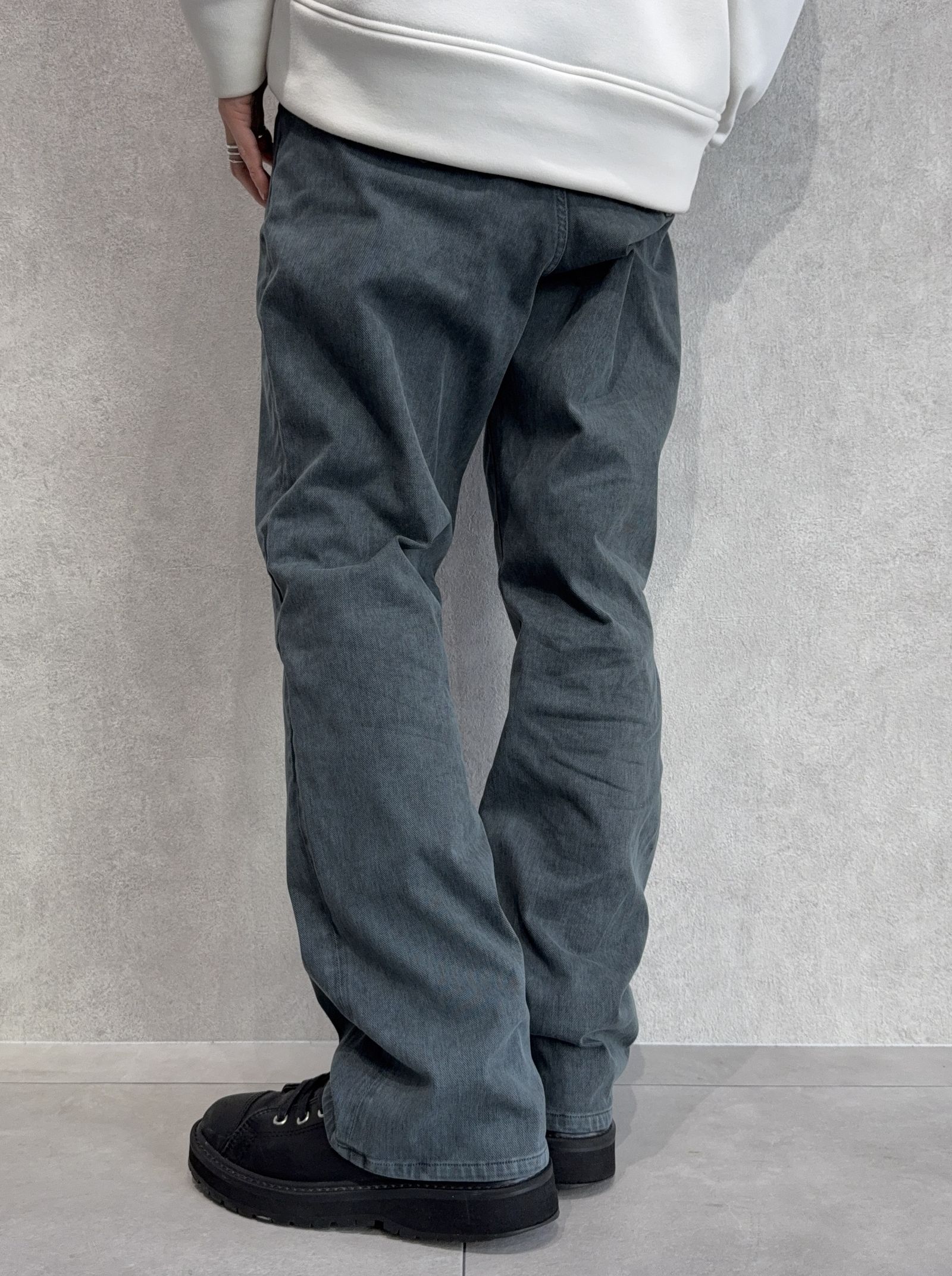 KING DENIM JERSEY / BASIC-ST-005 / デニムジャージバギーワイドパンツ / ピグメントブラック