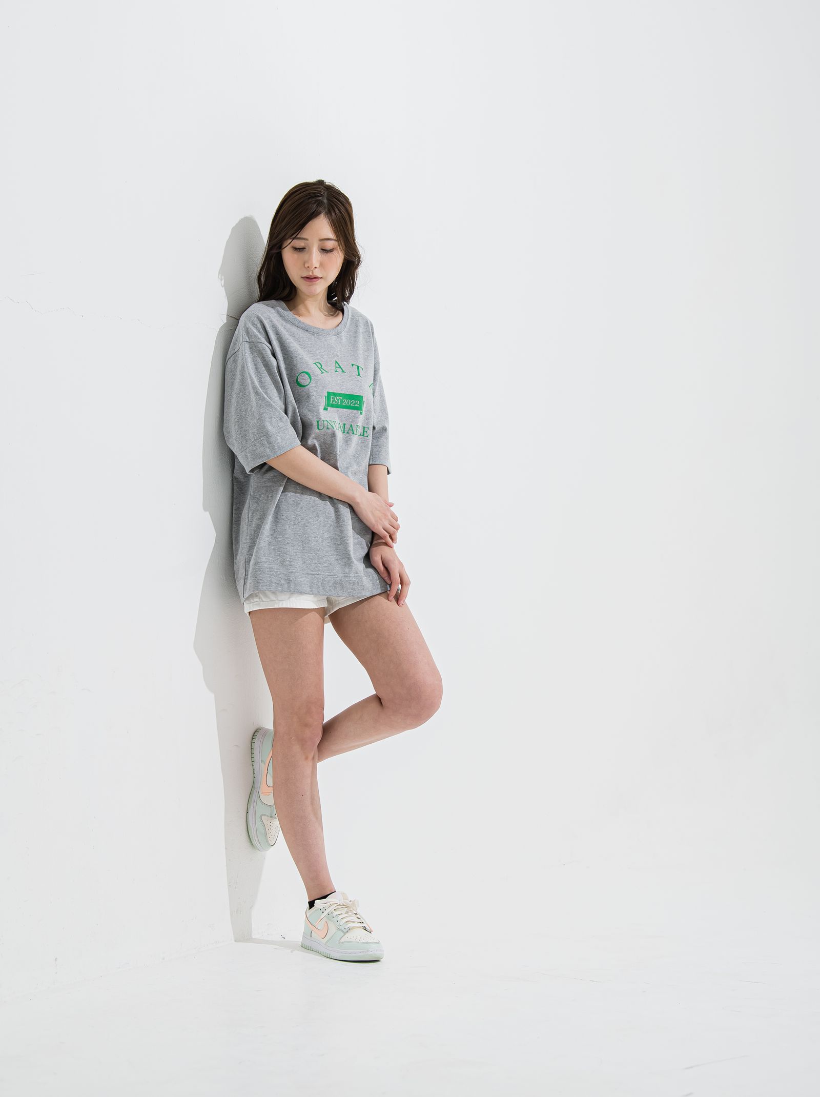 VINTAGE COLLEGE CREW T / OR2-T-001 / プリントTシャツ / グレー (6月中旬入荷予定)