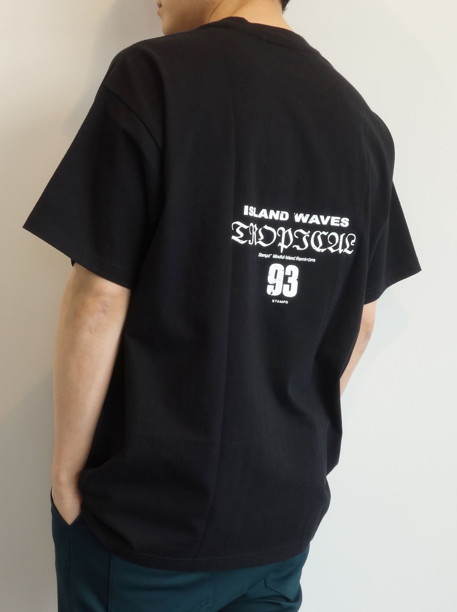 ISLAND WAVES RELAXED TEE / SLA-M2825TE / ビッグTシャツ