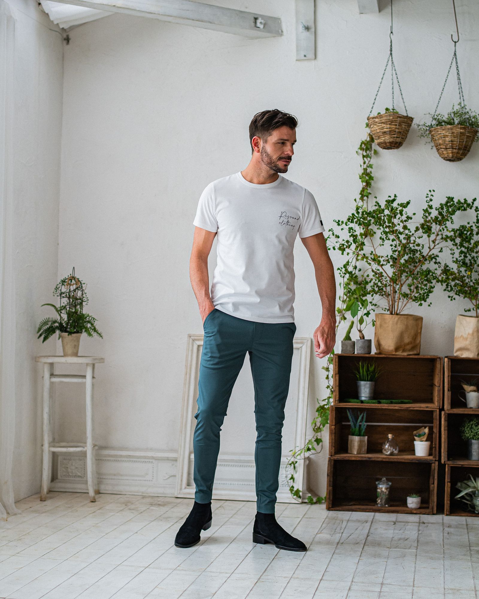 CHRIS EASY PANTS / RC32-ST-016 / イージーパンツ / カーキ