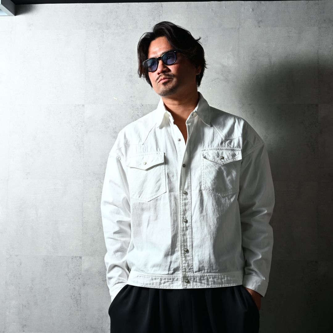 WESTAN JK / DP1-JK-004 / ウエスタンシャツジャケット / ホワイト (3月中旬入荷予定)