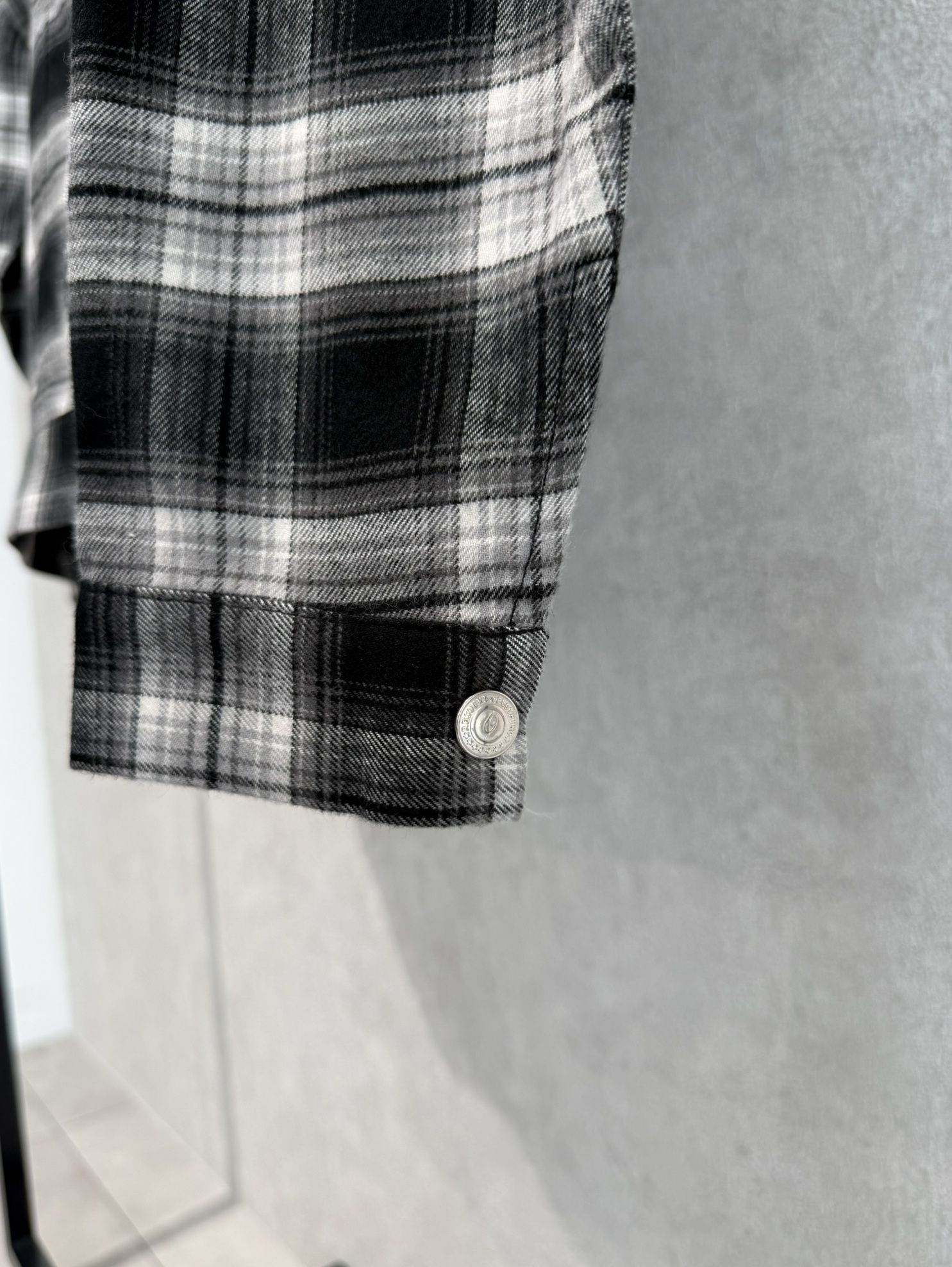CHECK SHIRT JACKET / RC41-SH-003 / チェックシャツジャケット / ブラック