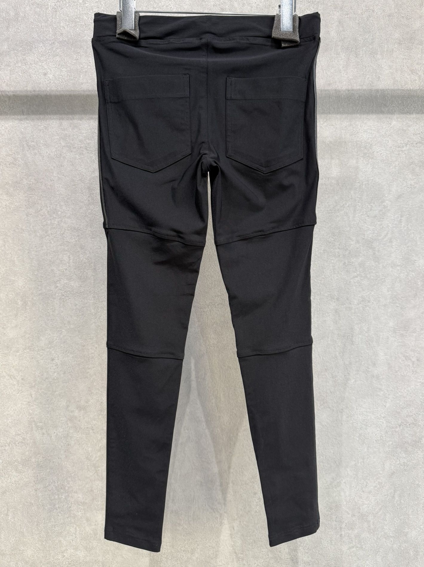 JOHNSON LINE NYLON PT / BASIC-ST-009 / ジョンソンナイロンラインパンツ / ブラック×レザーブラック