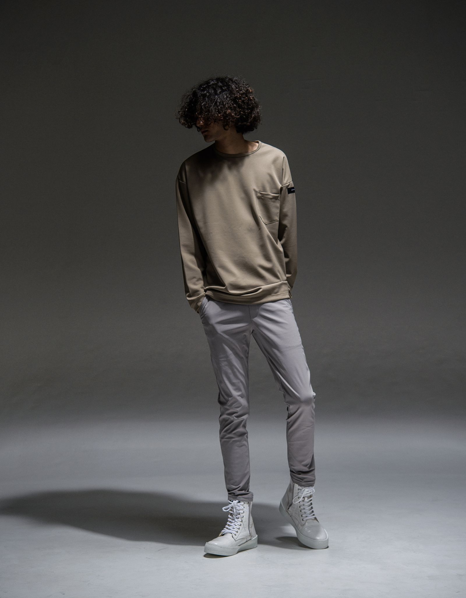 DOUBLE LOOSE POCKET LONG TEE / RC21-T-003 / ロングスリーブTシャツ
