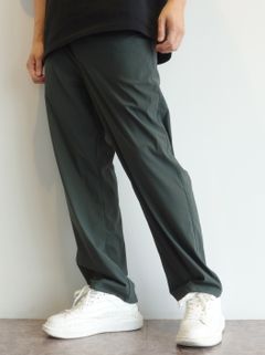 CHRIS EASY WIDE PANTS / RC25-ST-016W / ナイロンワイドパンツ / カーキ