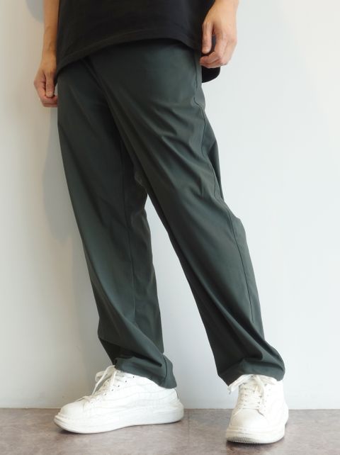 CHRIS EASY WIDE PANTS / RC25-ST-016W / ナイロンワイドパンツ / カーキ