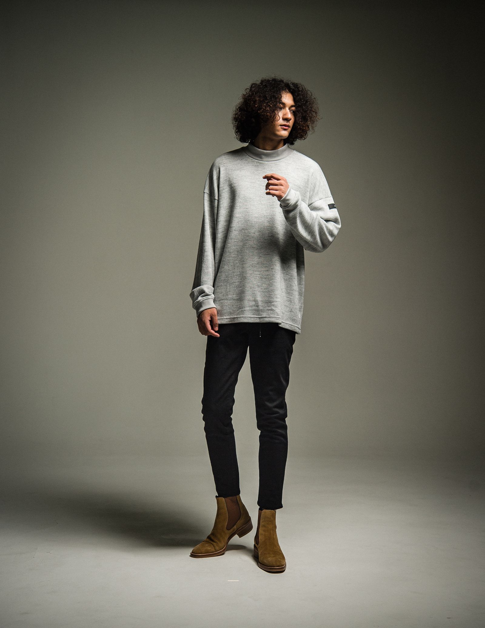 MOCKNECK OVER KNIT / RC22-K-001 / モックネックニット