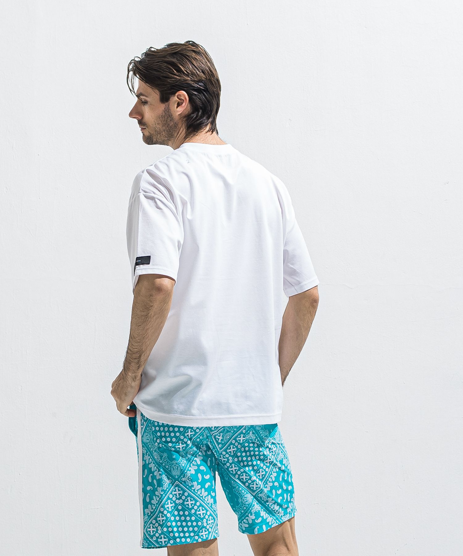 REV MESH OVER TEE / RC40-T-004 / メッシュビッグTシャツ / ホワイト (6月中旬入荷予定)