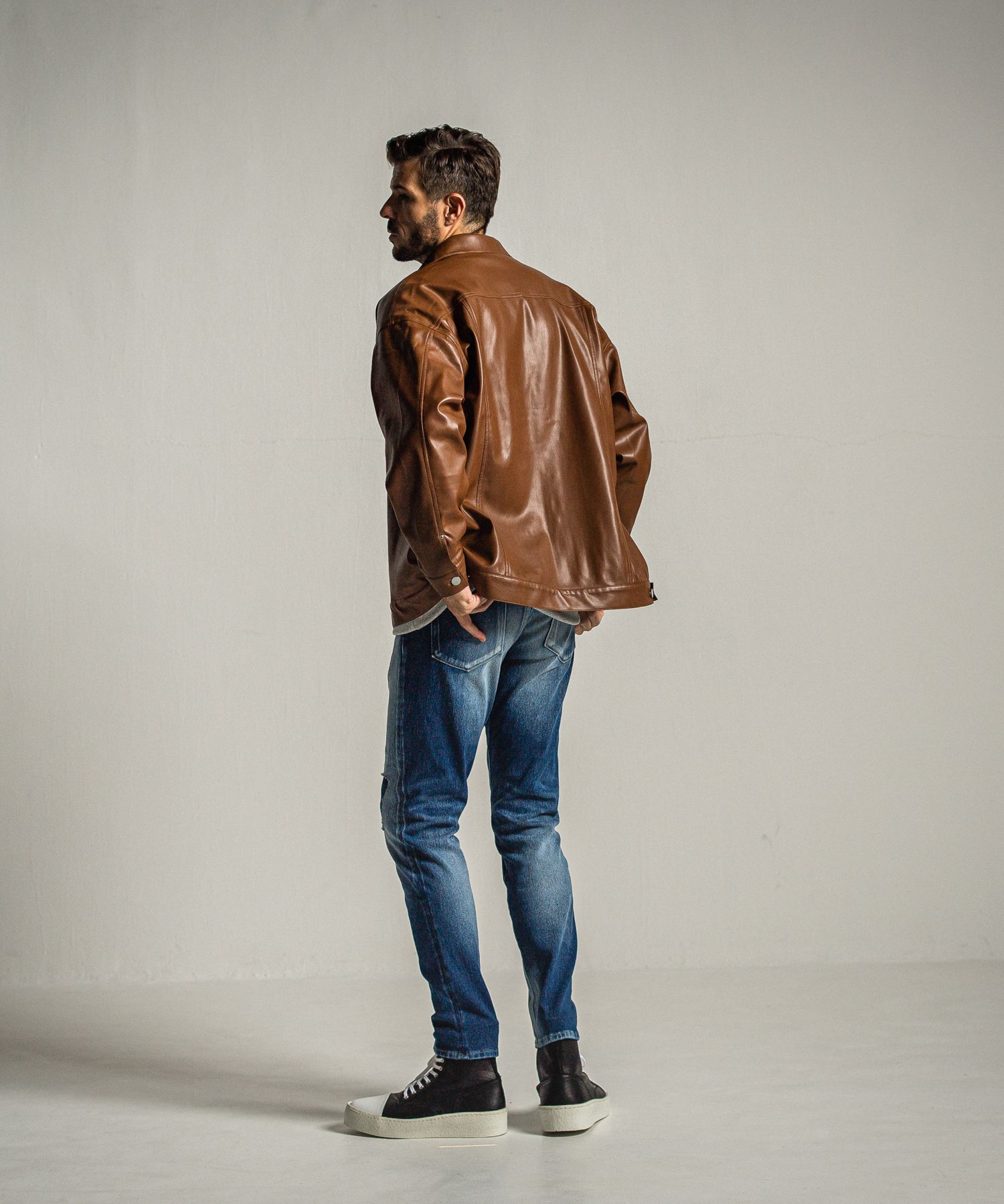 MICK DENIM JERSEY / RC34-ST-020 / デニムジャージテーパードパンツ / インディゴユーズド