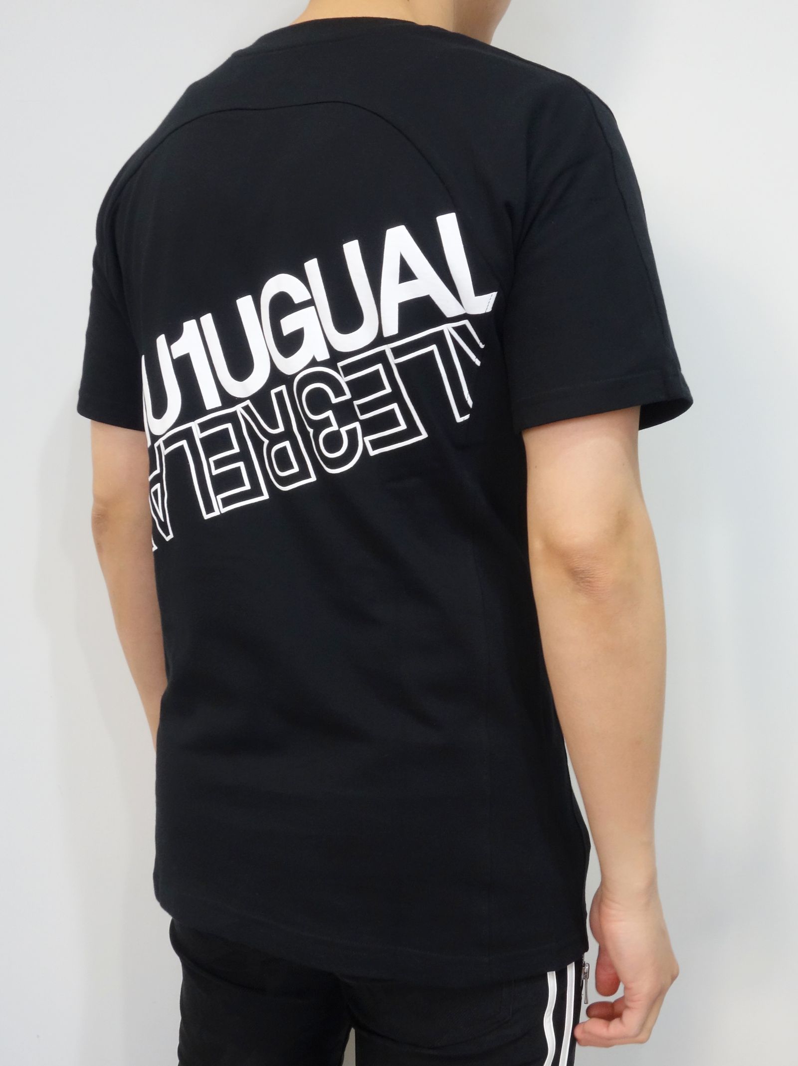 ハイデンシティダブルロゴ半袖Tシャツ / ust-21001