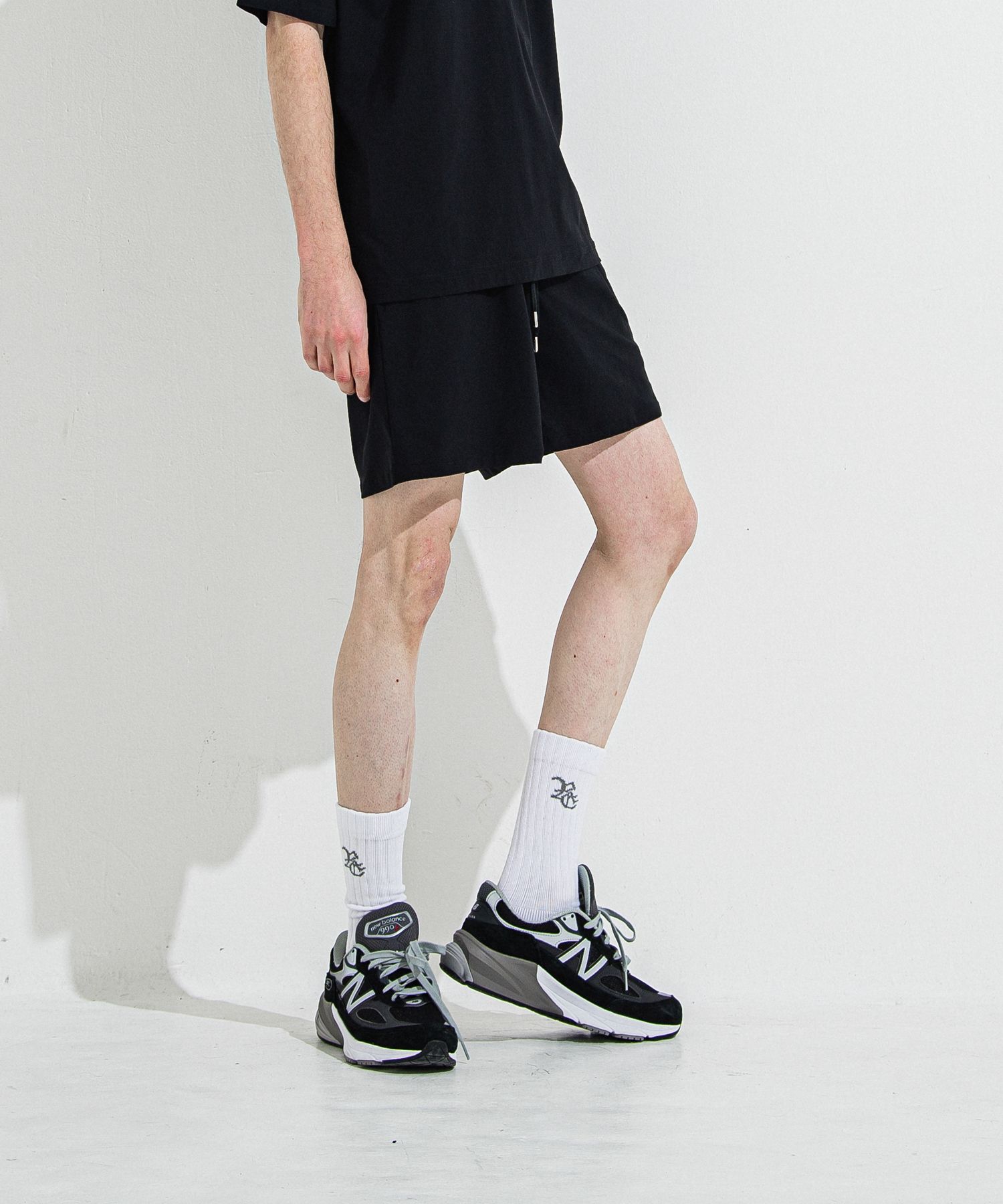 TV NYLON SHORTS / RC36-HP-004 / リラックスナイロンショーツ / ブラック