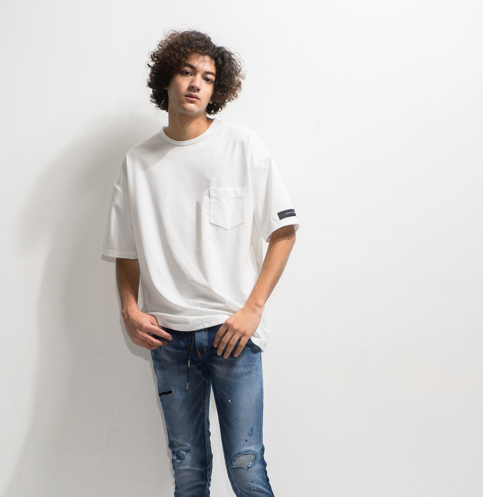 DOUBLE LOOSE POCKET TEE / RC20-T-008 / ビッグTシャツ