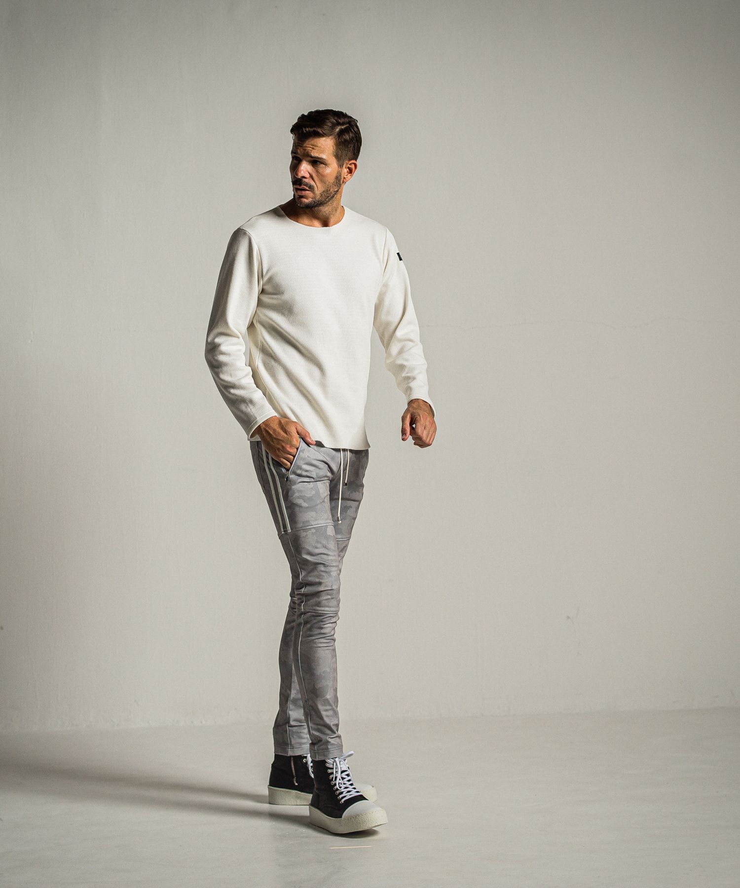 RESOUND CLOTHING - GUNS / RC-BASIC-KICK1 / ハイカットブーツ