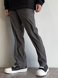 CHRIS EASY WIDE PANTS / RC31-ST-016W / ナイロンワイドパンツ / チャコール