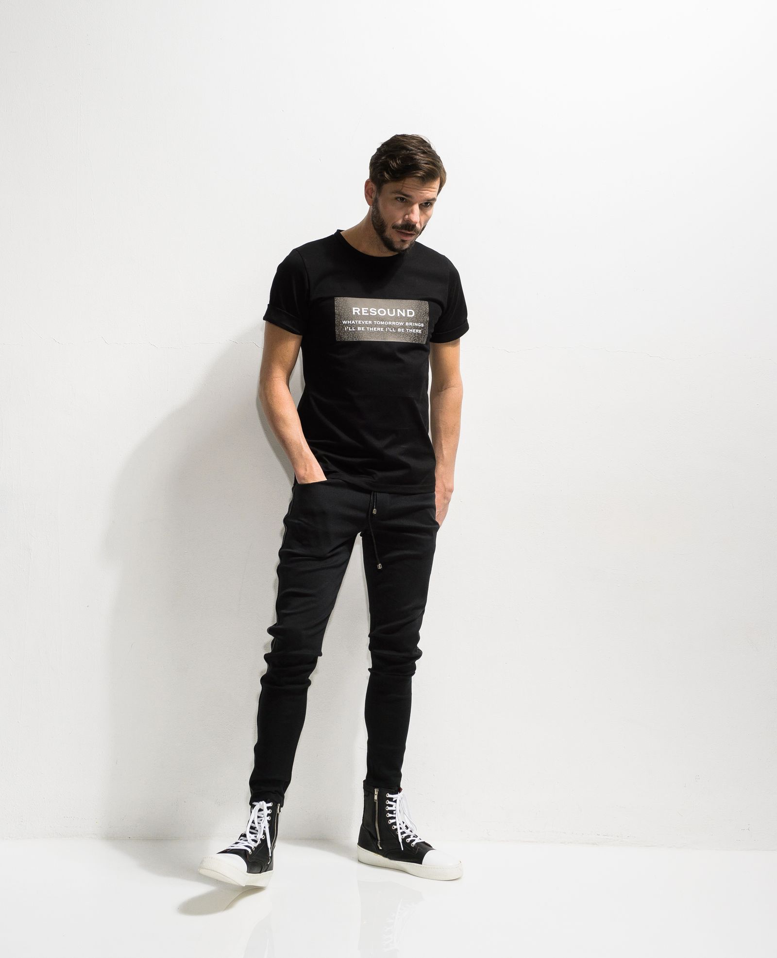 LEO BOX ROGO ROLL UP JERSEY TEE / RC20-T-004 / ボックスロゴTシャツ